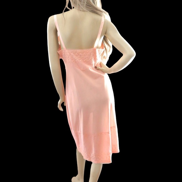 Vintage 1950s Peachy Pink Slip Dress NWT Size M‎ - Picture 7 of 10